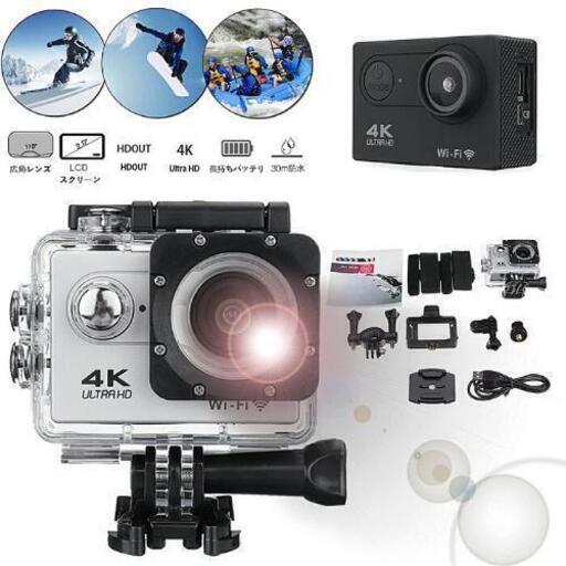 アクションカメラ スポーツカメラ SJ9000 Wifi 4K 1080P 2.0インチ HD 高画質 iPhone Android対応 自動循環記録 防水　30m 170°広角レンズ 広角\n\n