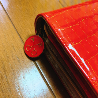 ★決まりました★■定価1.8万程度【SAZABY】ラウンドファスナー長財布RED（美品）の画像