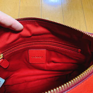 ★値下げ★定価2.7万★【新品未使用品】SAZABYショルダーバッグ（羊革/RED）の画像
