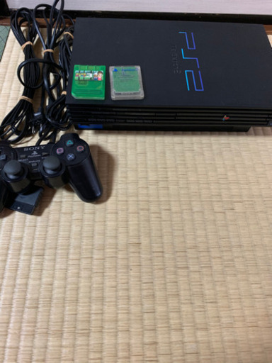 PS2本体、コントローラー、メモリーカード