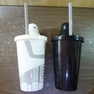 スターウォーズストロー付きカップの画像