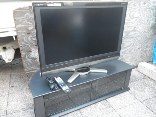 ■配達可■シャープ アクオス 地デジ ハイビジョン 液晶 テレビ 32型  LC-32DE5 2010年製 テレビ台付