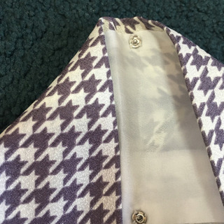 千鳥柄　洗える　着物の画像