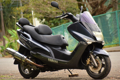 （Fタイヤ中古良品に変更）☆マジェスティ125FI★最終型☆WAKO’Sオイル交換☆社外マフラー★駆動系清掃☆下取り全国配送も可能です☆彡