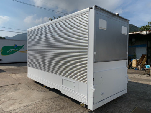 ✨目玉商品✨No.311 保冷バン 2ｔ アルミ箱 バイク倉庫 トラックコンテナ コメ保管庫 物置 DYI