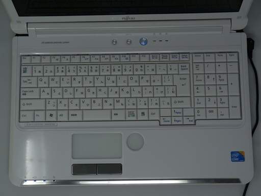 ノートパソコン Fujitsu AH5505BB 新品SSD WIN10 64bit(中古)