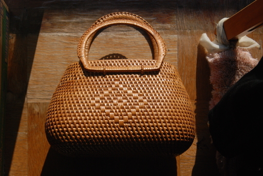 手作りの竹製　バック
