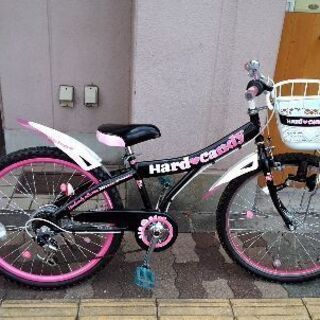 美品☆Hard❤candy 24吋ガールズCTBサイクル 外装6...