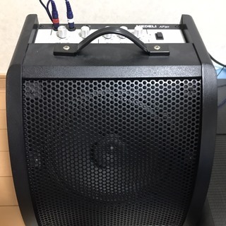 電子ドラムMEDELI DD512J+専用ドラムパッド&専用シンバルパッドセット+専用ツインペダル+椅子+ヘッドホン+アンプMEDELI AP30【引取限定】の画像