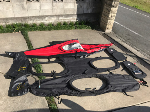 メンテナンス済 カヤック カヌー ファルフォーク   ボイジャー450T