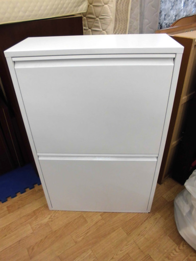 ダストボックス スチール ゴミ箱 4分別 白 幅:60cm 札幌 西岡店