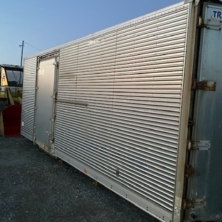 格安】4トン箱 コンテナ 物置 倉庫 アルミ箱 格安提携先運送会社あり