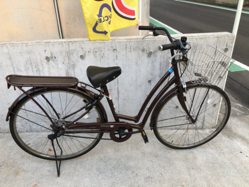 ブリジストン27インチ 3段変速 自転車 シティサイクル