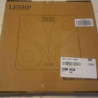 【未使用】体重計（LESHP：スマホで体重以外に7種の管理可能）の画像