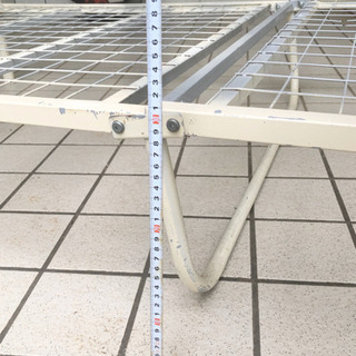 シングルベッド　スチール　パイプの画像