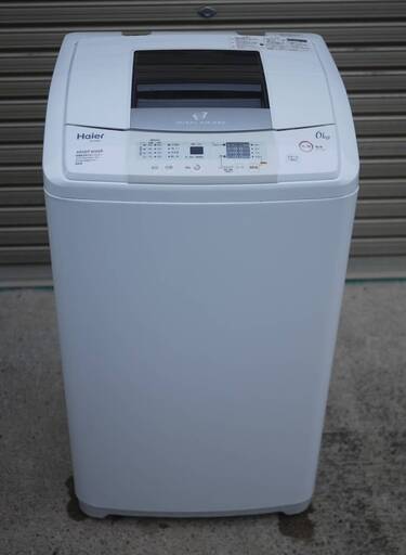 美品 Haier ハイアール 全自動洗濯機 JW-K60F-W 6.0kg ホワイト お急ぎコース搭載 風乾燥 ステンレス槽