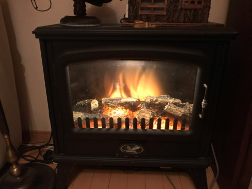 イギリス製 電気ファンヒーター インテリア