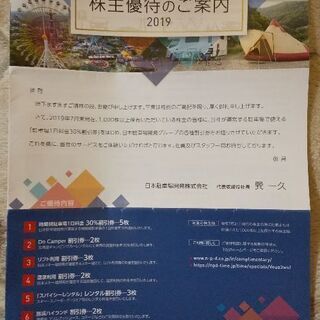 日本駐車場開発 株主優待冊子 1冊