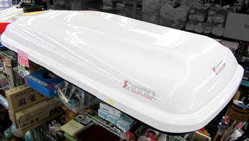 美品 イノー ルーフボックス３３ BRQ33 ホワイト  ☆ PayPay(ペイペイ)決済可能 ☆ 札幌市 北区 屯田