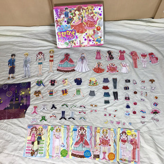 【中古】着せ替えマグネット おしゃれ 女の子 パーツたくさん おもちゃの画像
