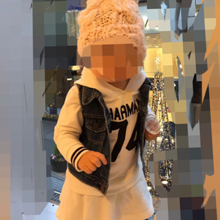 🌸ベビーGAPデニムベスト(着画有り)の画像