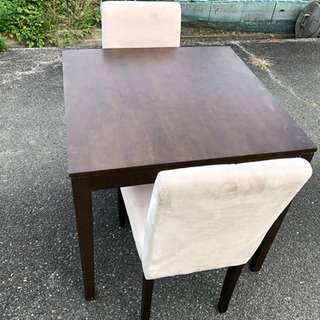 ダイニングテーブル　2人　セットの画像