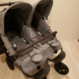 美品 エアバギー ココダブルEX フロムバース 7点セット エアバギー ココダブル EX フロムバース 二人乗り ベビーカー 双子