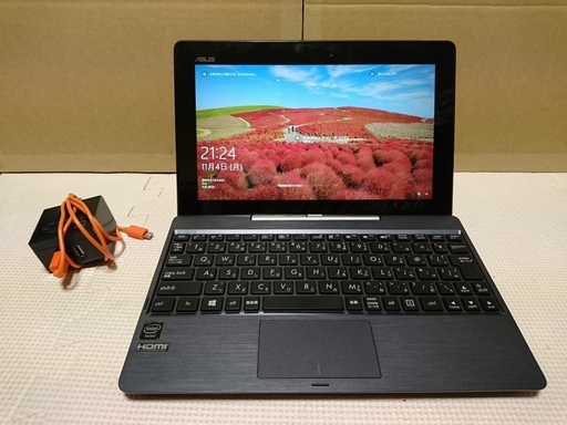 Windows10インチタブレット ASUS T-100TAM【Office2016】Z3775-1.46GHz 64GB＋320GB 2GB