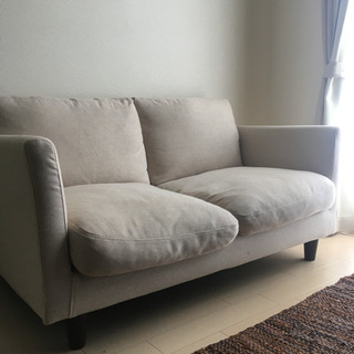 2人がけソファ ニトリ 中古の画像