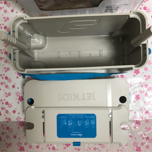 ジェットキッズ　マット未使用　本体１度使用　青