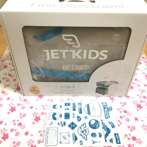 ジェットキッズ　マット未使用　本体１度使用　青