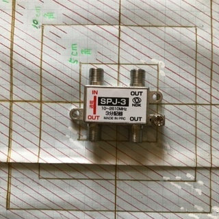 アンテナ分配器2個・HDMI延長ケーブルコネクタ