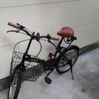 20インチ  シマノ6段変速折りたたみ自転車です。