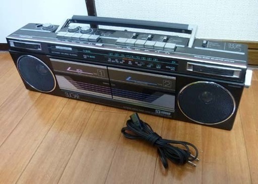 動作OK！！ 希少★ レトロ TOSHIBA 東芝 ステレオラジオカセットレコーダー RT-SW5 ダブル ラジカセ 札幌 中央区