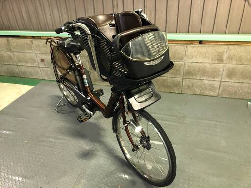 電動自転車 ブリヂストン アンジェリーノ ブラウン 子供 3人乗り適合