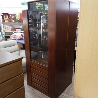 食器棚 収納棚 木製 ガラス扉 12,900円