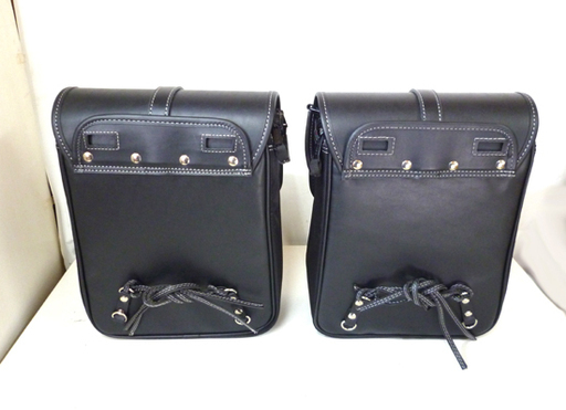 保管未使用品 DEGNER/デグナー サイドバッグ 2個セット バイク用 縦型 レインカバー付 ブラック 札幌市 白石区 東札幌