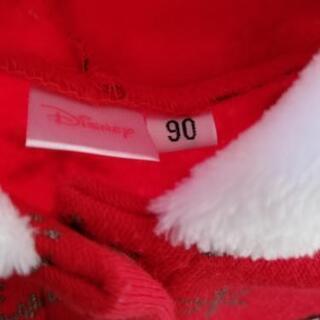 サイズ90 　ミニーちゃん　クリスマス　コスプレ　キッズの画像