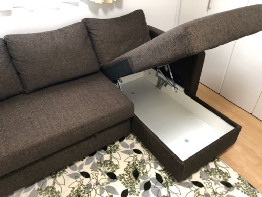 日曜日迄 奈良発 ニトリ ノアーク カウチ ソファー ベッド exフリーヘーテン