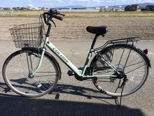 交渉中【シティサイクル・ママチャリ】27インチ ミントグリーン