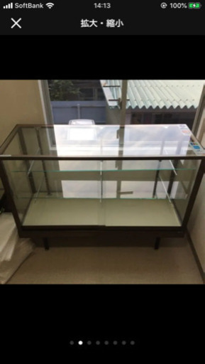 店舗用ショーケース　ガラスショーケース