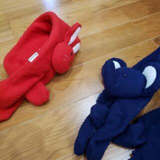 幼児用、園児用 マフラー 2つセット。むーじょんじょんの画像