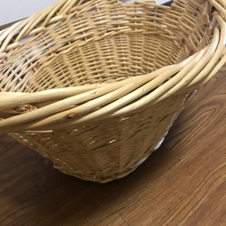 【売却済】 ③【美品】ランドリーバスケット（籐の編みかご）