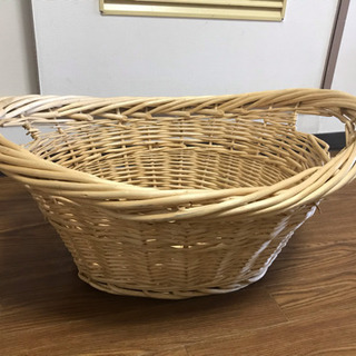 【売却済】 ③【美品】ランドリーバスケット（籐の編みかご）の画像
