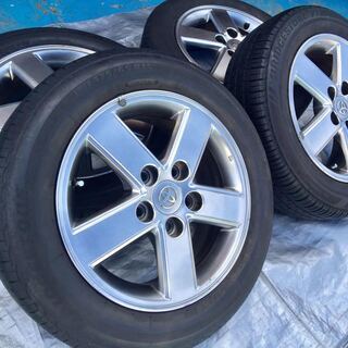 トヨタ 純正 アルミホイール 15インチ ブリッヂストン 175/65R15 ラジアルタイヤ 4本セット ノア ヴォクシー アイシス等に 