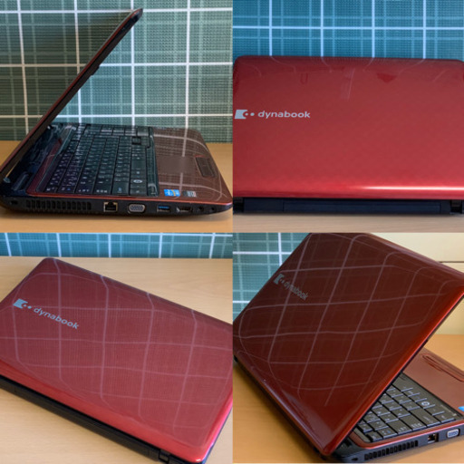 光沢キレイめ赤/Core i5/メモリ8G/SSD240G/Office