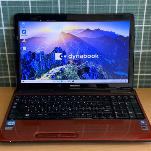光沢キレイめ赤/Core i5/メモリ8G/SSD240G/Office