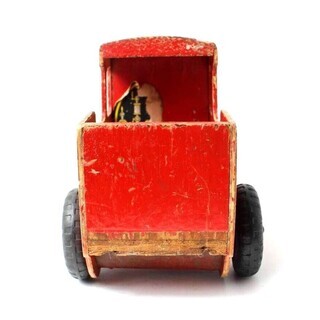 TRI-ANG イギリス製 木製 レトロカー PUFF 36cm NT の画像