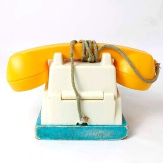 フィッシャープライス 木製 チャイムホン 電話 NTの画像