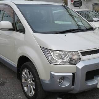 デリカD5中期！Gパワー！令和２年１１月＊社外ナビ＊地デジ＊CD＊DVD＊バックカメラ＊ETC＊両側パワースライド＊スマートキーの画像